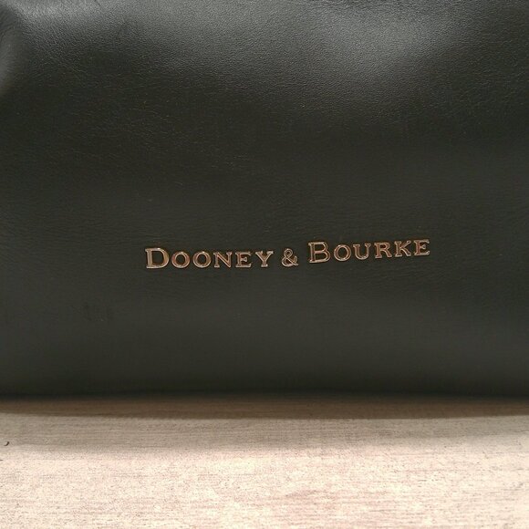 Dooney & Bourke City Barlow Large Satchel Black European Leather Purse | Bag - Picture 5 of 16